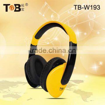Wireless Earmuff FM AM Radio and Mp3 Player Headphones / Headsets With TF / MicroSD Card TB-W193 photo-2
