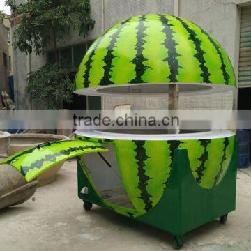 2016 popular mobile fruit shaped food cart