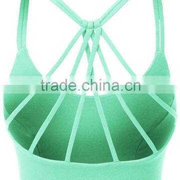 Womens Fitted Halter Cut Out Back Bralette Crop Tops Women 2016 photo-4