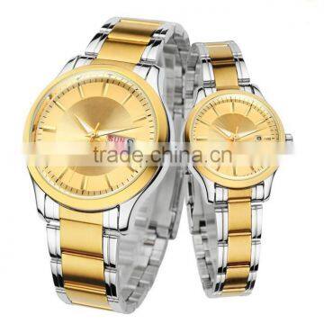 High quality fancy mens watches, couple stainless steel watch, smart valentine gift watch