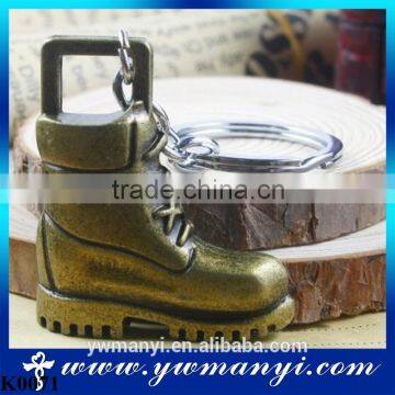 Fashion Zinc Alloy Key Chain Antique Plated Boots Keychain Souvenir Metal Creative Gift Keyring K0071