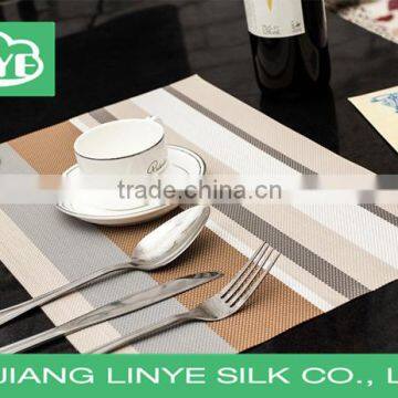 customized multicolor flame retardant Teslin PVC mat for plate / table