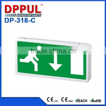 Exit Sign With Lights with Fluorescent lamp T5 8W IP 20 Box