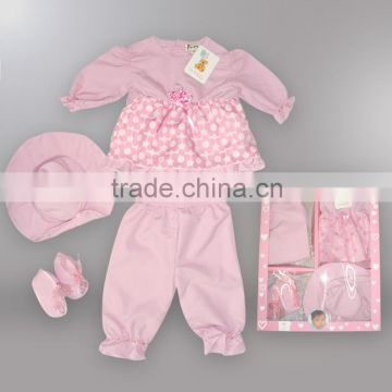 2015 baby gift set suit baby clothes wholesale kid clothing for girls