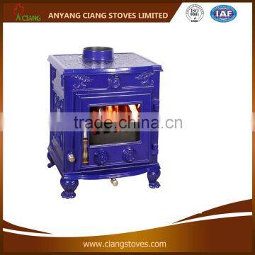 Perfect enamel blue stove with CE Approved