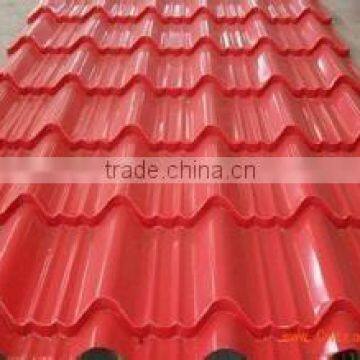 color coated corrugated steel sheet