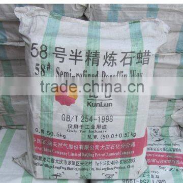 Semi Refined Paraffin Wax kunlun