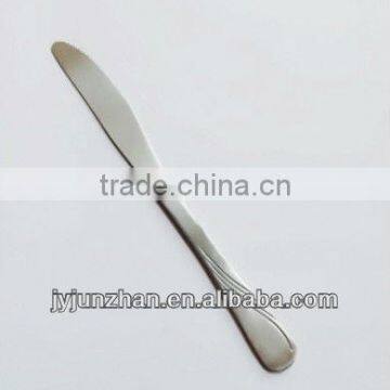 Stainless Stee 410Table knife with mirror polishing with D grade ///Factory sell directly