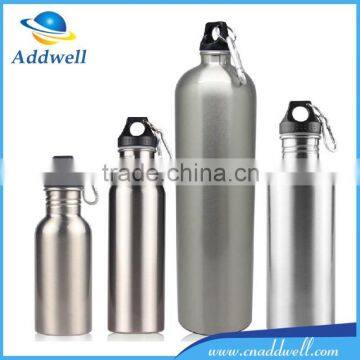 Outdoor 500ml 750ml 1000ml portable stainless steel sport bottle