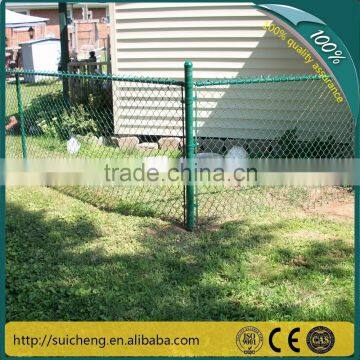 guangzhou factory chain-link fence/chain-link fencing pvc coatd