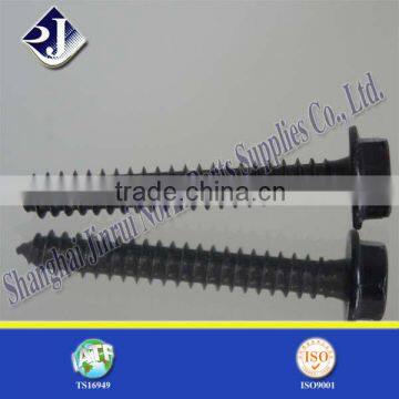 carbon steel hex washer flange head self tapping screw