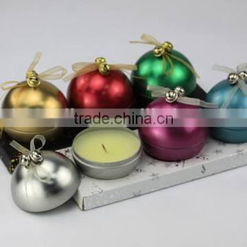 Round Soy Scented Tin Candle With English Style photo-3
