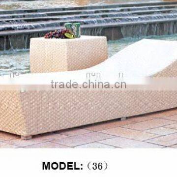 Luxury Outdoor Swimming Round Pool Sunbed With Backrest Sell Hot in 2015 photo-3
