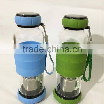 WB-S100 Premium Quality Reusable Glass Tea / Fruit Infuser Bottle photo-5