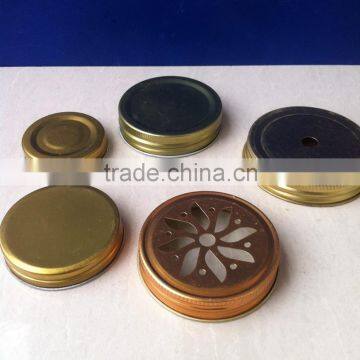 Differernt kinds metal lid tin lid curling lid