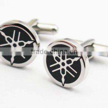 Factory Wholesale Casual Men Stainless Steel Cufflink With Logo photo-2