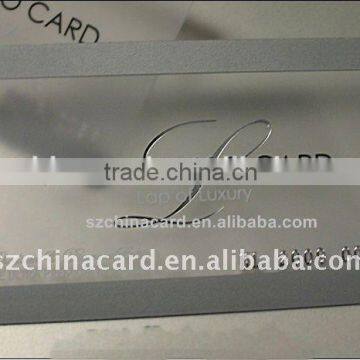 Hot sell high quality manufacturer pvc transparent card