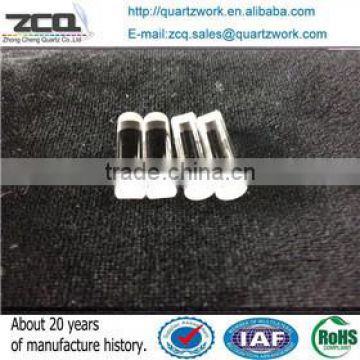 Clear quartz optical glass rod