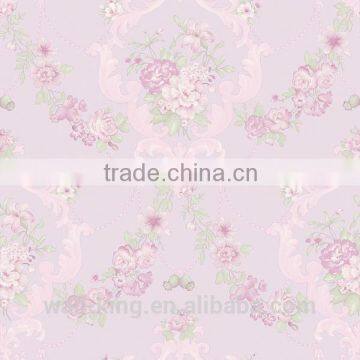 large beautiful rose design wall paper for home decor