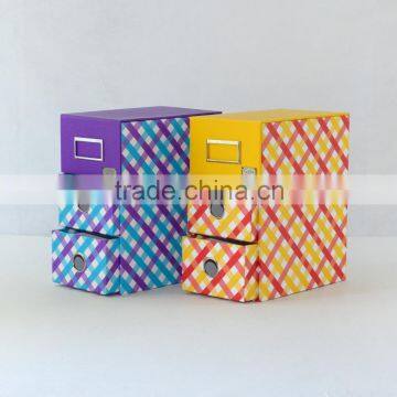 Paper Cardboard Desk Organizer Drawer storage box
