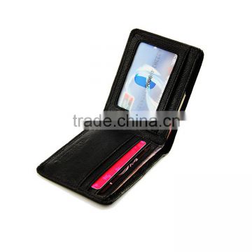 2016 Pocket Card Holder RFID Blocking Wallet genuine leather material                        
                                                                                Supplier's Choice