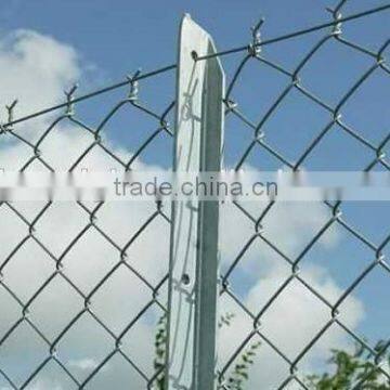 galvanised /PVC coated chain link fence