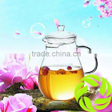 Wholesale price borosilicate glass ware 1800ml glass teaware environmental protection glass teapot glass kettle with handle