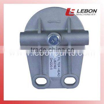 Fuel Filter Head DH220-5 for DAEWOO For Excavator Spare Parts