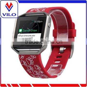 2016 Soft Silicone Bracelet Sport Strap Band for Fitbit Blaze, For Fitbit Blaze Rubber Wrist Strap