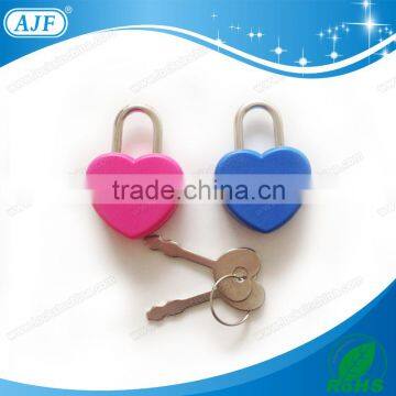 AJF Personalized Hot-selling Plastic Folder Lock Small Diary Heart Lock photo-3