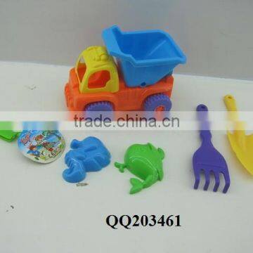 Plastic toy sand beach play set