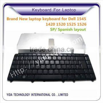 Brand New SP/ Spanish layout Laptop Keyboard for DELL 1525 1545 1420 1520 1526 black