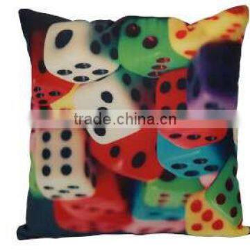 Printed Dice Cushion Cover