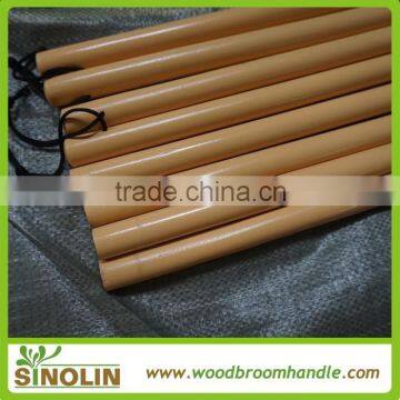 SINOLIN cheap price varnished wooden broom stick manufacturer for hosehold