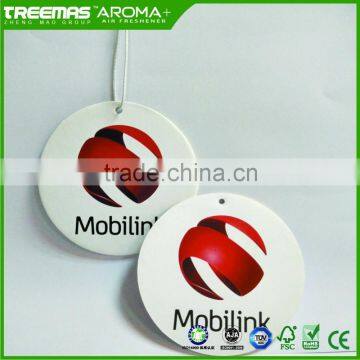 Aroma+/paper air freshener for car with customize logo and design