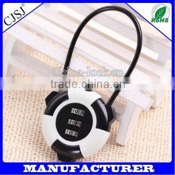 travel products adjustable digital combination cable lock luggage