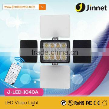 36W 6000K 12 Big Led Bulbs LED Camcorder Light With Battery and Remote Control photo-3