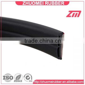 Soundproof auto door rubber weatherstripping