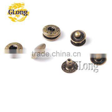 Metal Press Studs Sewing Button Snap Fasteners Sewing Leather Craft Clothes Bags #GZ153-12