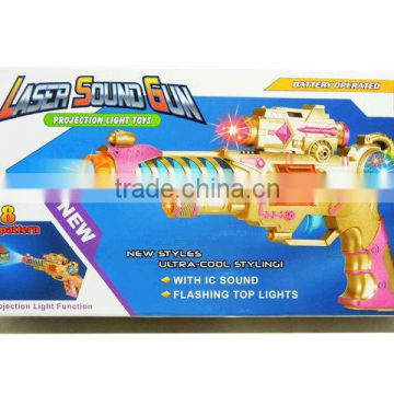 2013 Hot B/O Projectivev Gun Toy for Kid with Light and Voice