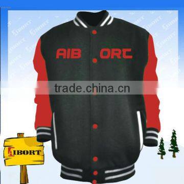 Var-108-2 spring&autumn college stylish fashion men's varsity jacket