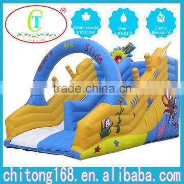 Large Special Inflatable Bouncer Slide Or Outdoor Ground Slide For Fun