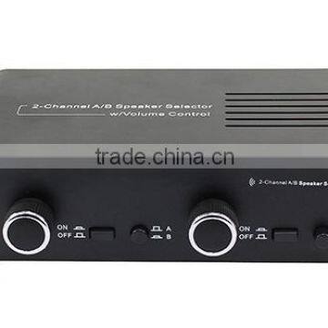 Factory Supply 2 Channel A/B Speaker Selector With Volume Control