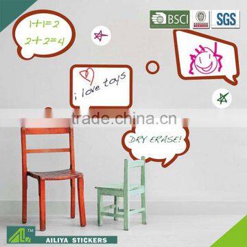 Most popular custom design decorative boys removable whiteboard sticker