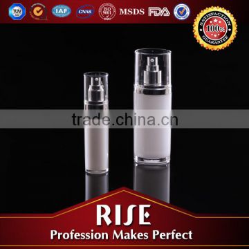 oval acrylic airless bottle sprayer for cosmetic china factory