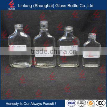 Wholesale Manufacturer Glass Bottle 300ml Wisky Glass Bottle