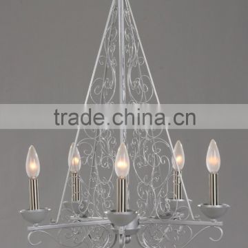 2015 Silver 5 star hotel chandelier lights for with CE