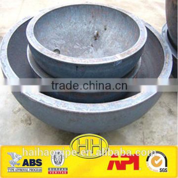 forged seamless hemispherical alloy steel pipe end cap