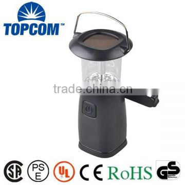 Portable 6 LED Plastic Camp Light LED Solar Rechargeable Lamp