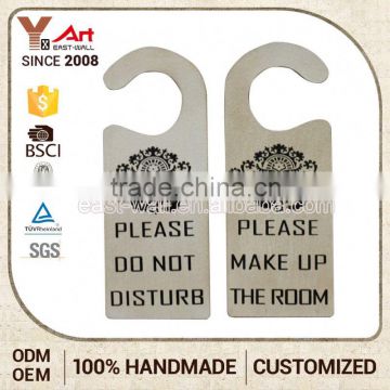 hot sell custom shape printed iron welcome signs christmas door decor hanger